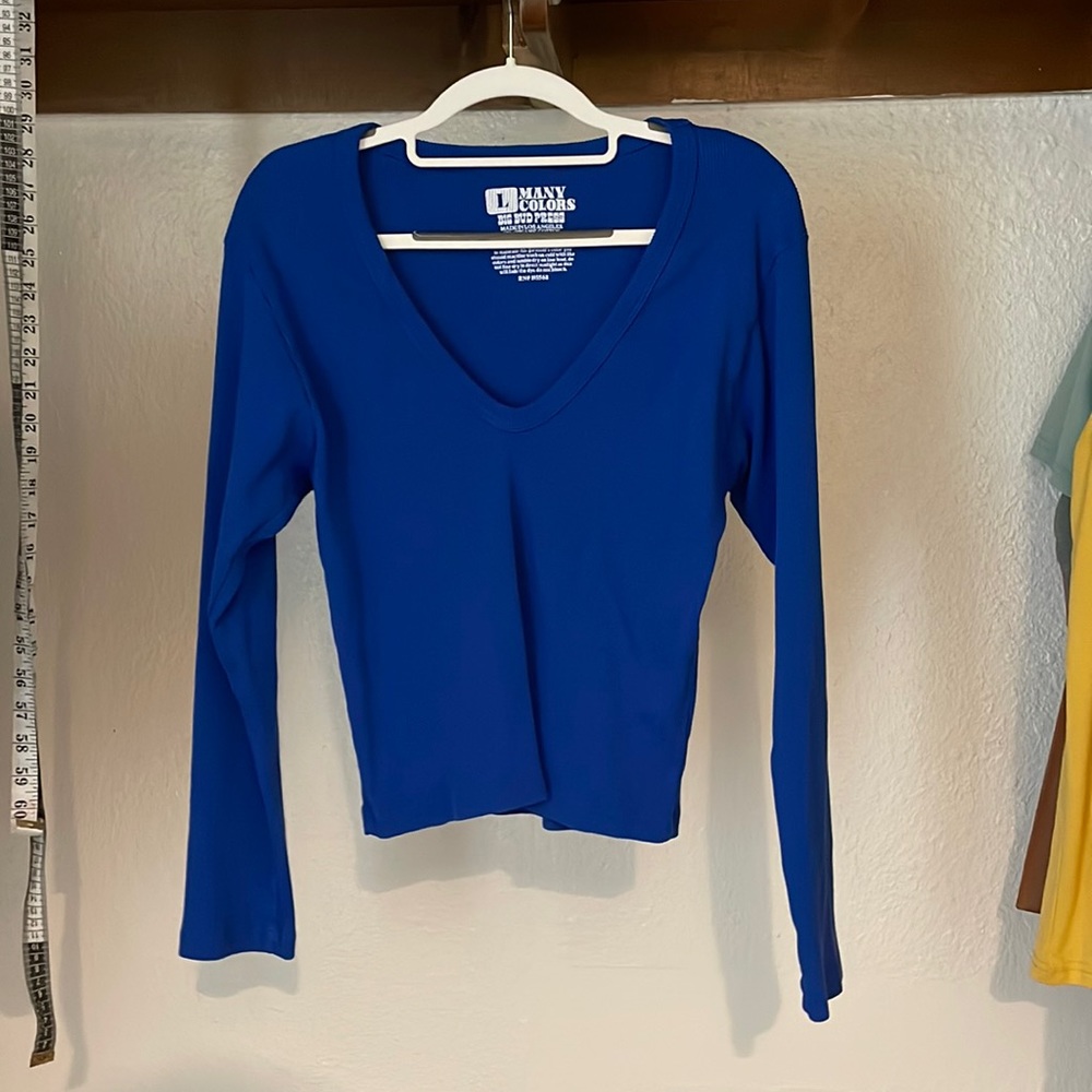 big Bud Press long sleeve v neck